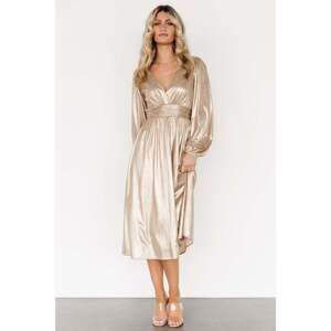 Baltic Born Aisha Shimmer Dress | Champagne Size MM